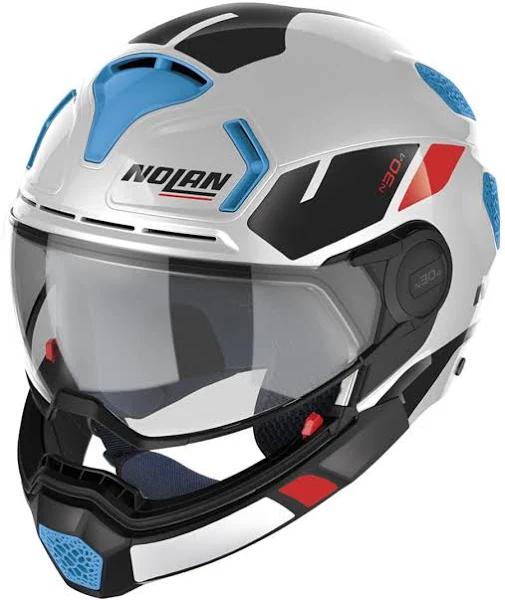 Nolan N30-4 TP Blazer Helmet, black-white-blue, Size M