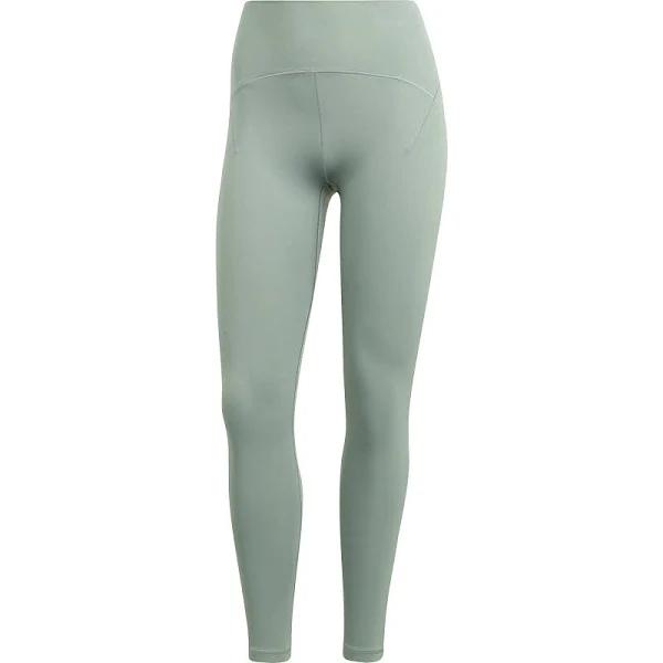 adidas-Yoga Studio Luxe 7/8 Leggings-Women-Silver Green-M