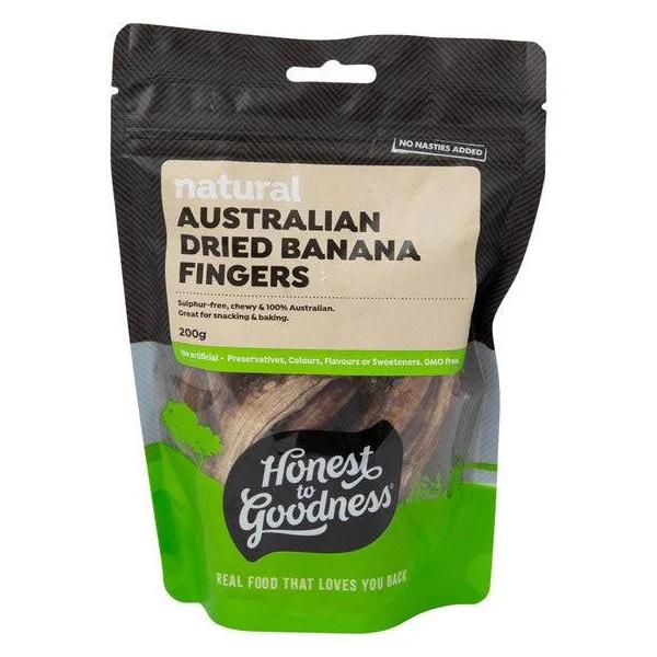 Australian Dried Banana Fingers 200g | Honest To Goodness