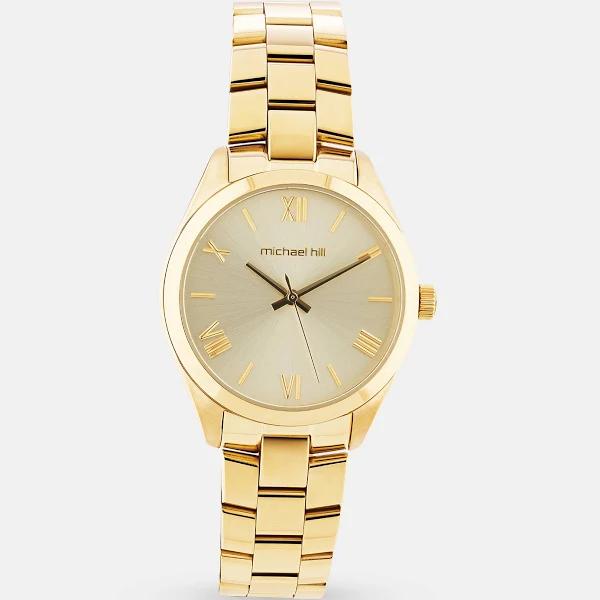 Michael Hill - Women's Gold Analogue - Ladies' Watch in Gold Tone Stainless Steel - Size One Size at The Iconic