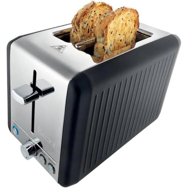 Baccarat The Toasty Slice 2 Slice Toaster Black