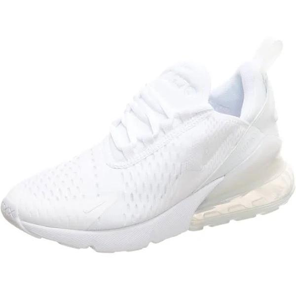 Nike Air Max 270 White Metallic Silver (GS)