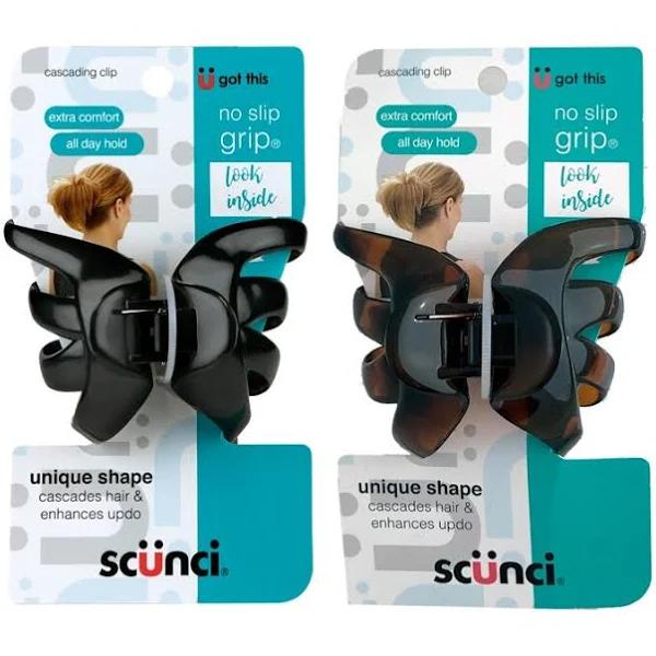 Scunci No Slip Grip Cascading Clip 1 Pack