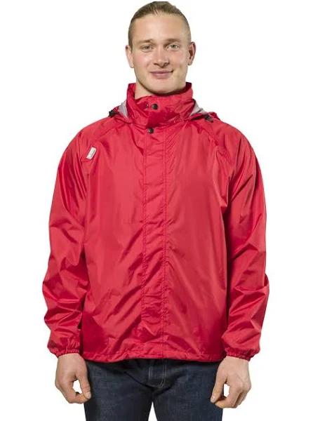 XTM Adult Unisex Active Jackets Stash II Unisex Rain Jacket Red - XL