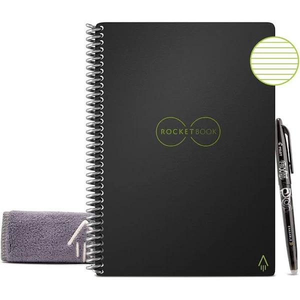 Rocketbook Black Core Lined Notebook Executive