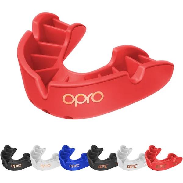 OPRO Bronze Level Mouthguard Youth Red