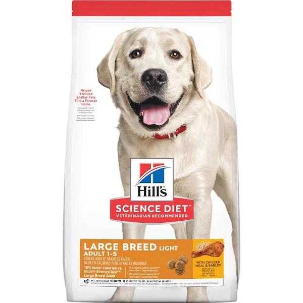 Science Diet Light Large Breed Adult Dog Food 12kg