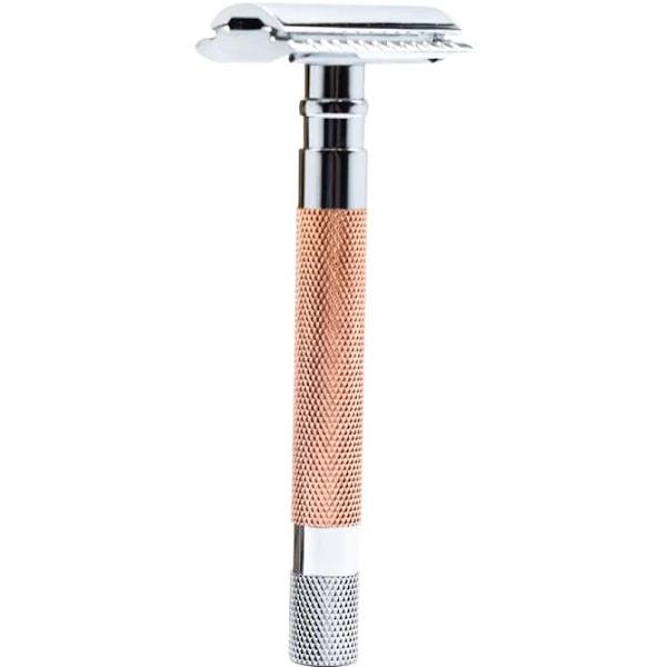 Parker 56R Safety Razor, Rose Gold | BarberCo