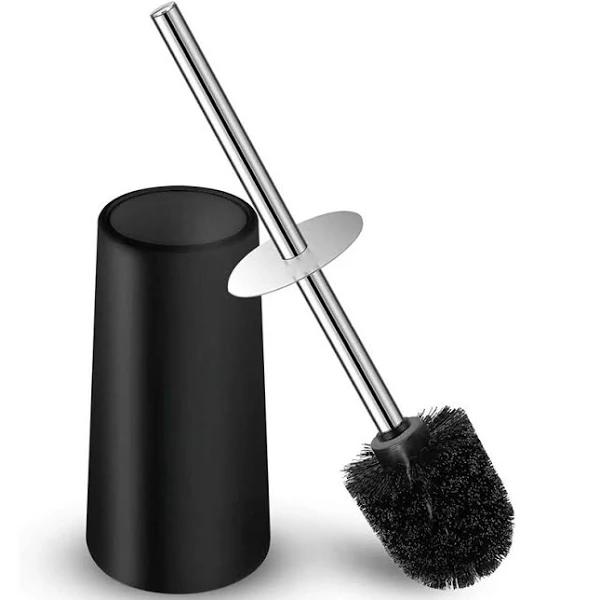 Bestier Toilet Brush and Holder Toilet Brush with 304 Stainless Steel Long Handle-Black - AfterPay & zipPay Available