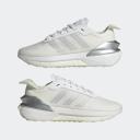 adidas-Avryn Shoes-Women-Cloud White / Cloud White / Linen Green-7.5