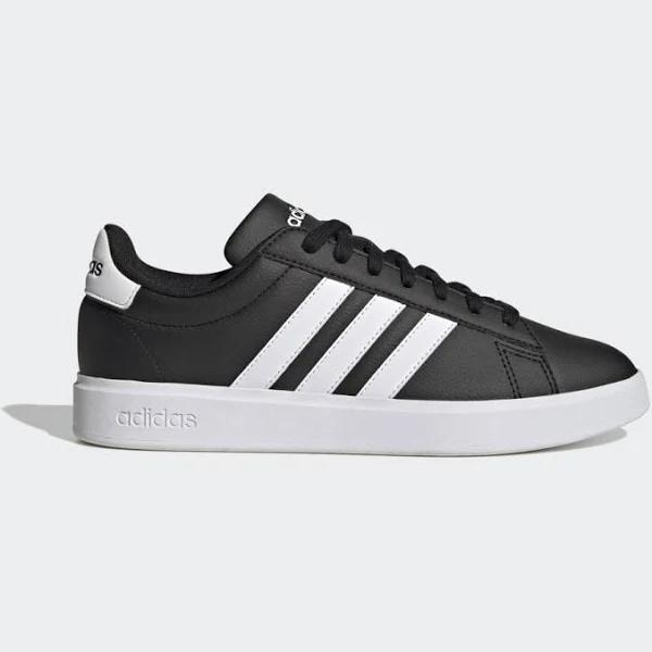 Adidas Grand Court Cloudfoam Comfort Shoes Black / White / Black 13 - Men Tennis Trainers