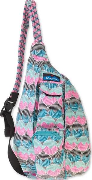 Kavu Backpack Blue & Pink Hot Air Balloon Mini One-Strap Backpack One-Size