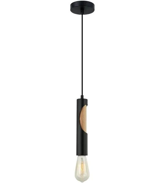 Ida Interior Tube Pendant Light- Black