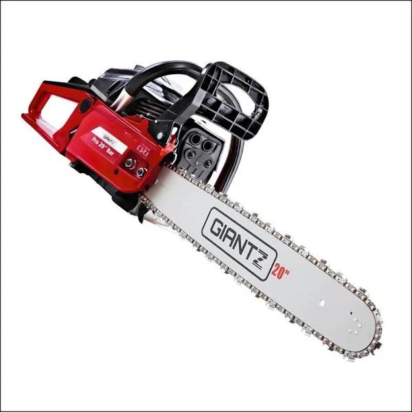 Giantz 52cc Petrol Commercial Chainsaw Chain Saw Bar E Start Black