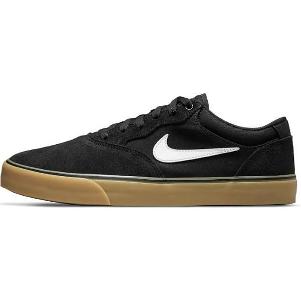 Nike SB Chron 2 Black/White-Gum Shoes, 12