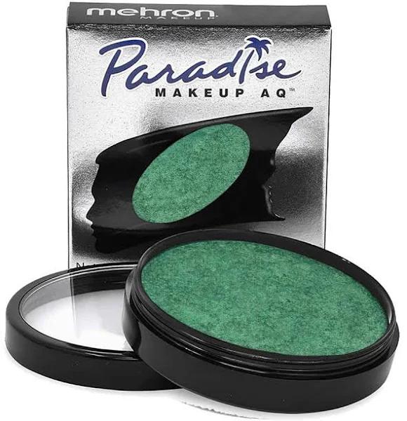 Mehron Makeup Paradise Makeup AQ Face & Body Paint (1.4 oz) (Metallic Green)