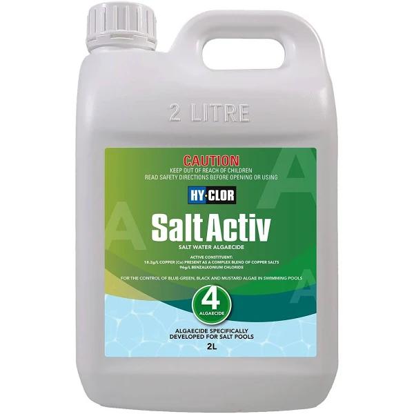 Salt Activ Algaecide Ideal For Salt Water Pools Prevents Algae Growth Filter 2L