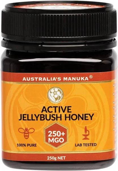 Australia's Manuka Active Jellybush Honey (MGO250+) 250g