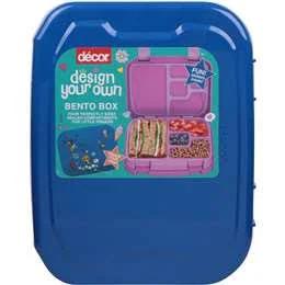 Decor 4 Compartment Bento Lunch Box - Assorted*