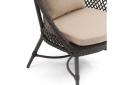 Outdoor Coffee Table and Chair Set, Rattan Wicker