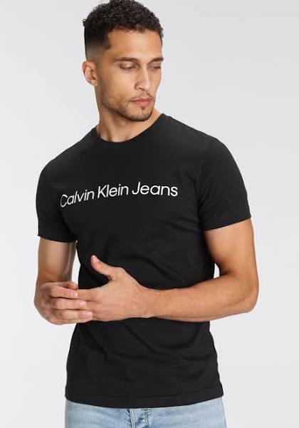 Calvin Klein Jeans Core Institutional Logo Tee in Black XL