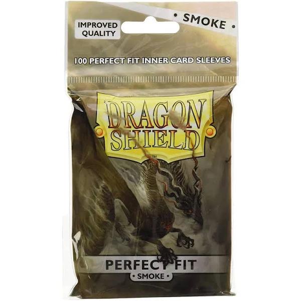 Dragon Shield - Sleeves - Perfect Fit 100/Pack Smoke