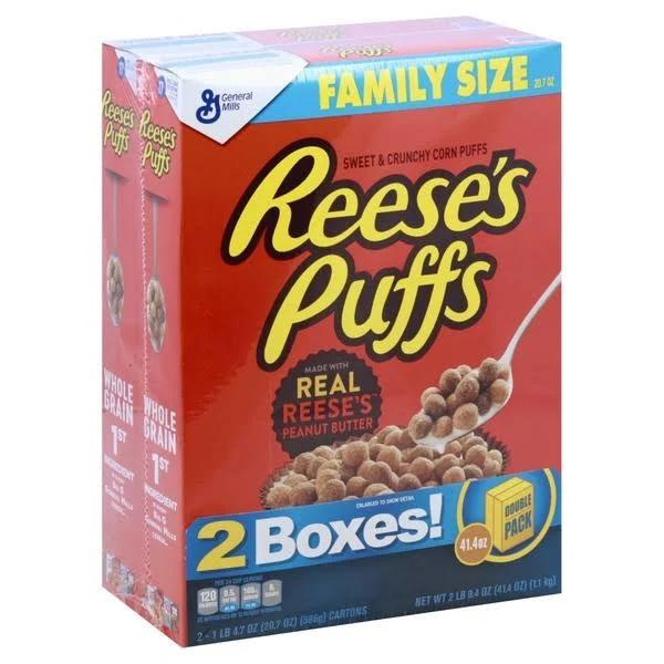 Travis Scott x Reese's Puffs Cereal Family Size 2x Lot (Not Fit For Human Consumption)