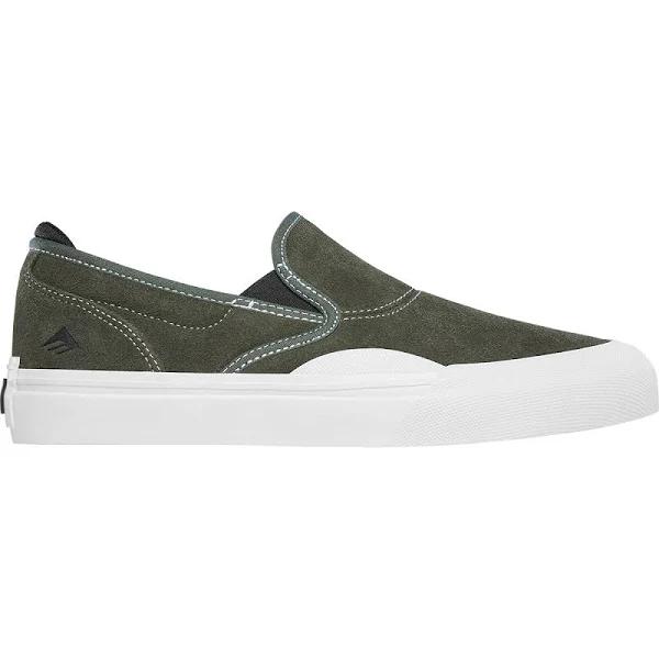 Emerica Wino G6 Slip On Mens Shoes - Olive White