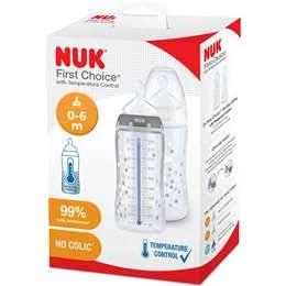 NUK First Choice Duo Bottles Temperature Control 2 Pack