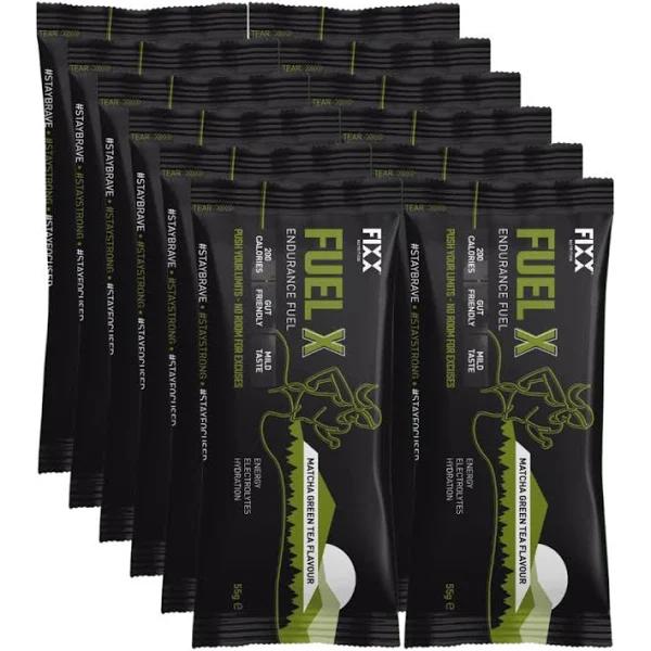 Fixx Nutrition Fuel x Endurance Fuel | Sport Drink Mix | Aid Station Matcha Green Tea / Box of 12