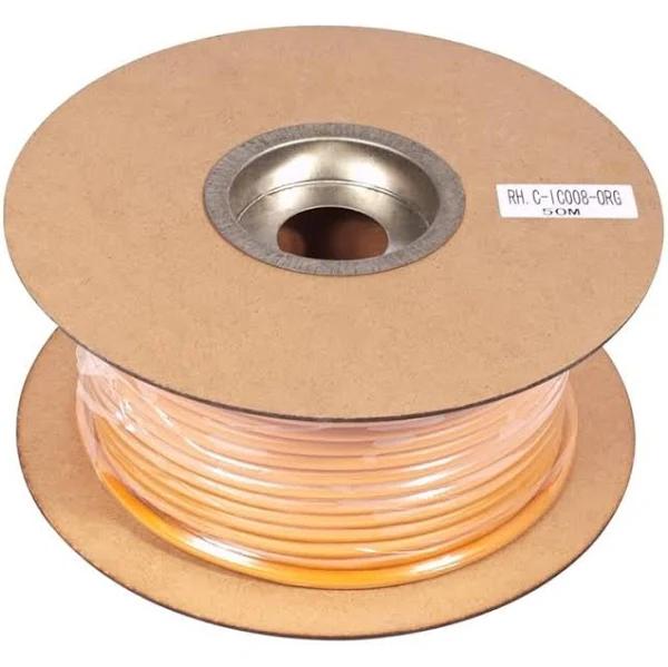 Coloured Instrument / Guitar Cable Roll - Orange - 50m