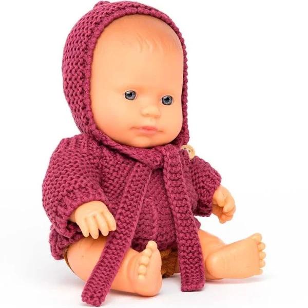 Miniland: Anatomically Correct Baby Doll - Caucasian Boy (21cm)