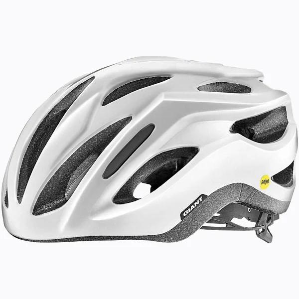 Giant Rev Comp MIPS Road Helmet in Gloss Metallic White