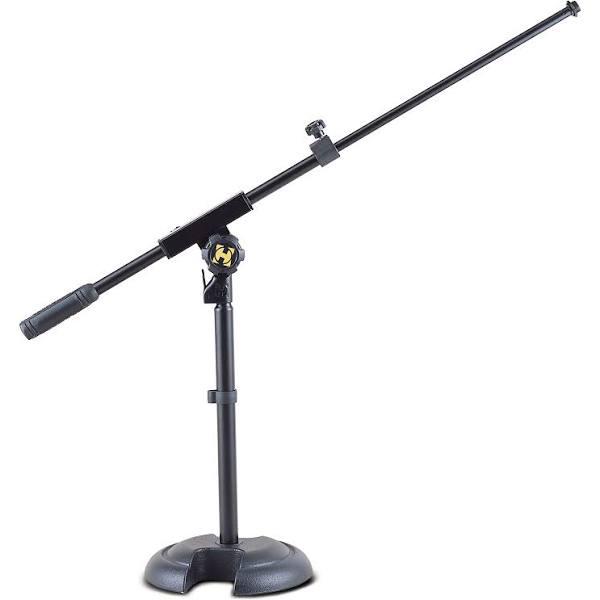 Hercules MS120B Low Profile H Base Microphone Stand With Boom & Mic Clip