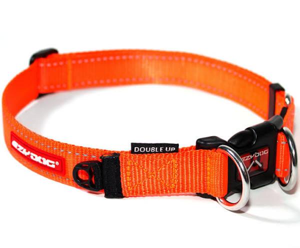 EzyDog Double Up Collar Large Orange