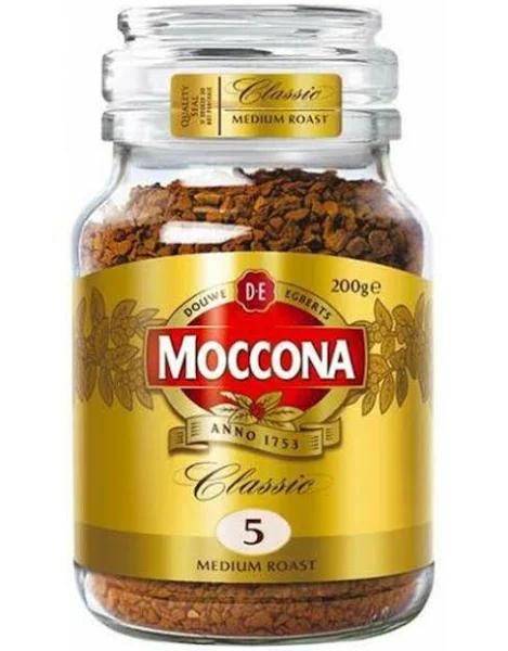 6 x Moccona Coffee Freeze Dried Classic 200g