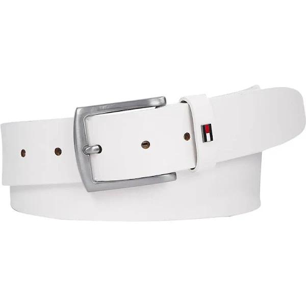 Tommy Hilfiger New Denton 3.5 cm Belt White 100 cm Man