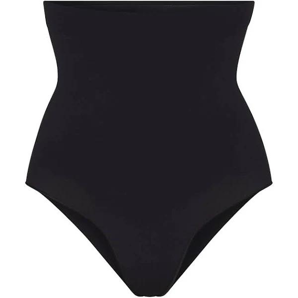 David Jones SKIMS Seamless Sculpt High Waist Brief in Onyx, Size XL