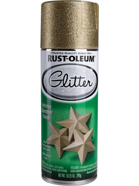 Specialty Glitter Spray Paint, Gold, 10.25 oz., Rust-Oleum, 267689