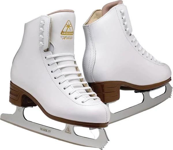 Jackson Ultima Artiste JS1791 White Kids Ice Skates, Width B, Size 2 | Sports