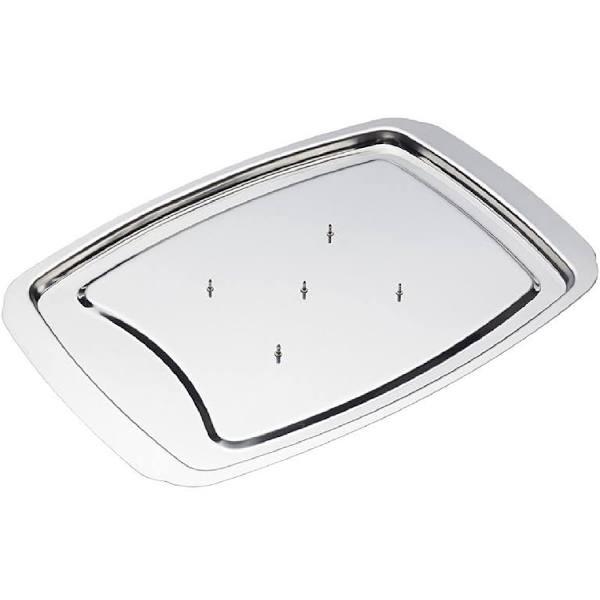 Appetito Stainless Steel Spike Carving Tray