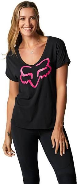 Fox Boundary Black/Pink Womens Tee - S