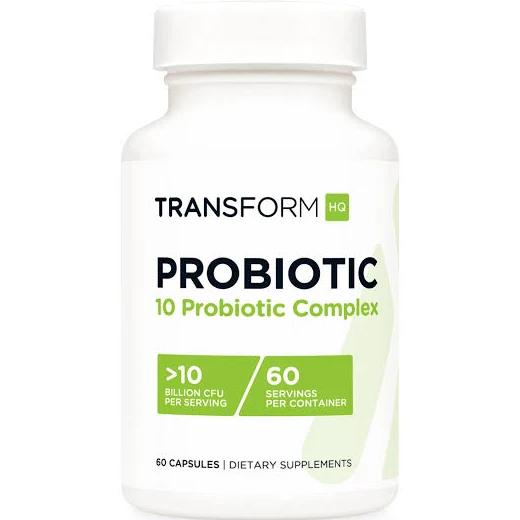 TransformHQ, Probiotic, >10 Billion CFU, 60 Capsules