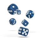 Oakie DOAKIE Dice D6 16 mm Marble - Blue (12)