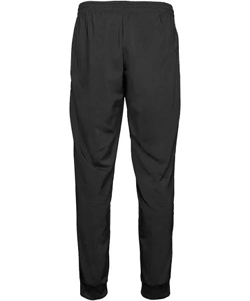 adidas-AEROREADY Essentials Stanford Tapered Cuff Embroidered Small Logo Pants-Men-Black-XS