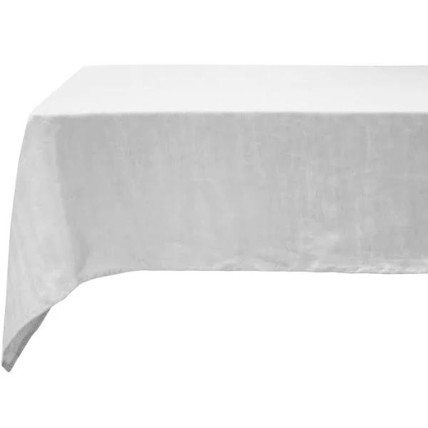 Bambury French Linen Tablecloth (Silver) - 150 x 275cm