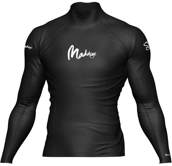 Maddog Rash Shirt Long Sleeve - Black M