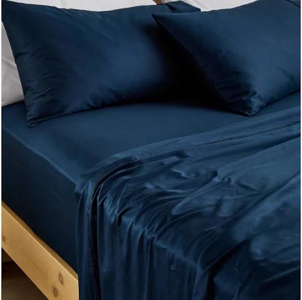 MyHouse Ashton Sheet Set Dress Blue / King Single