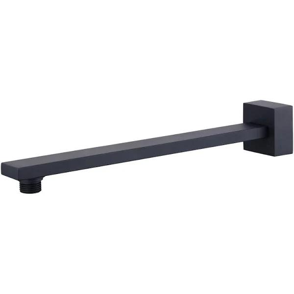 Mondella Rococo 300mm Straight Wall Shower Arm - Black