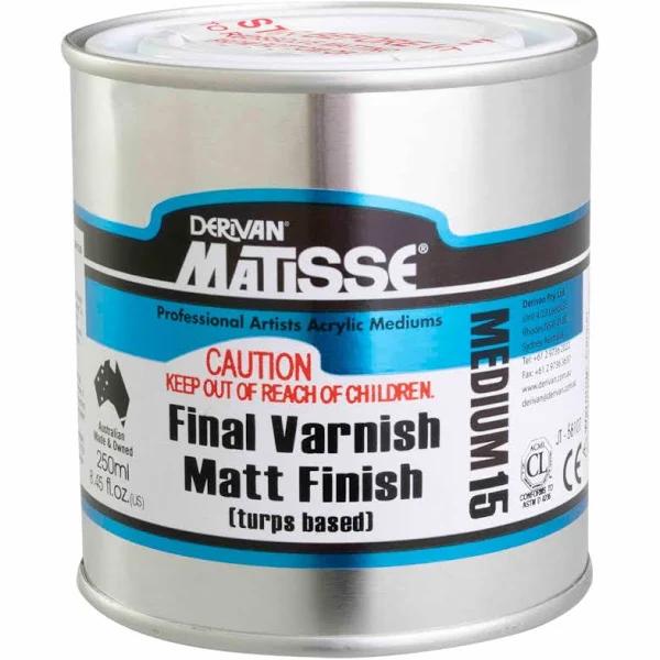 Matisse 250ml - Matte Varnish Turps Based